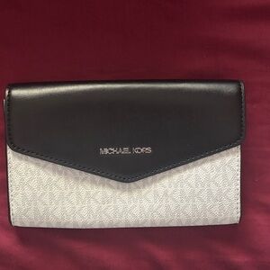 Michael Kors Black and Gray Women's Wallet
